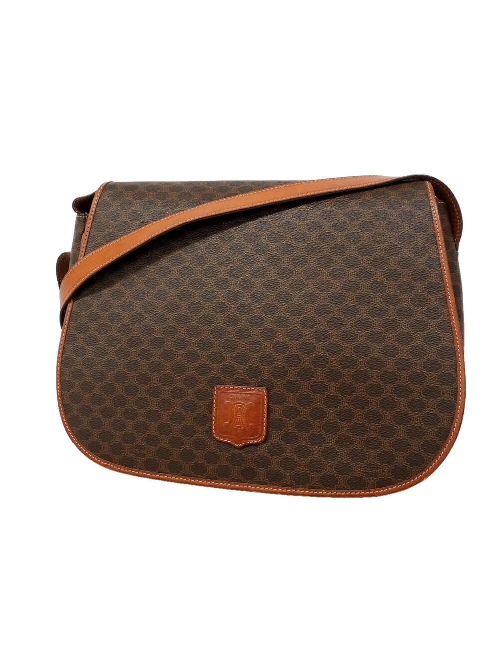 Celine Vintage Saddle Flap Shoulder Bag #357033C48B